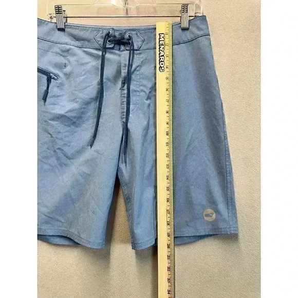 Vineyard Vines Board Shorts Mens 30 Blue Stretch Unlined Drawstrings Swim Trunks - Picture 4 of 8